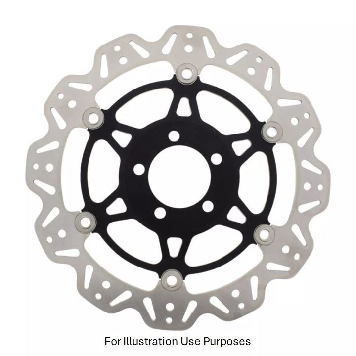 EBC Floating Vee Rotor Front Black Hub - VR4012BLK