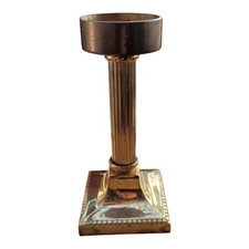 Vintage Solidny mosiężny ŚWIECZNIK/1960-1970 Oryginalny