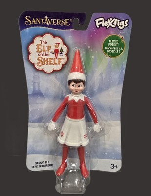 Elf on the Shelf Santaverse Flexfigs SCOUT Girl Elf Blue Eye Bendable Toy Figure