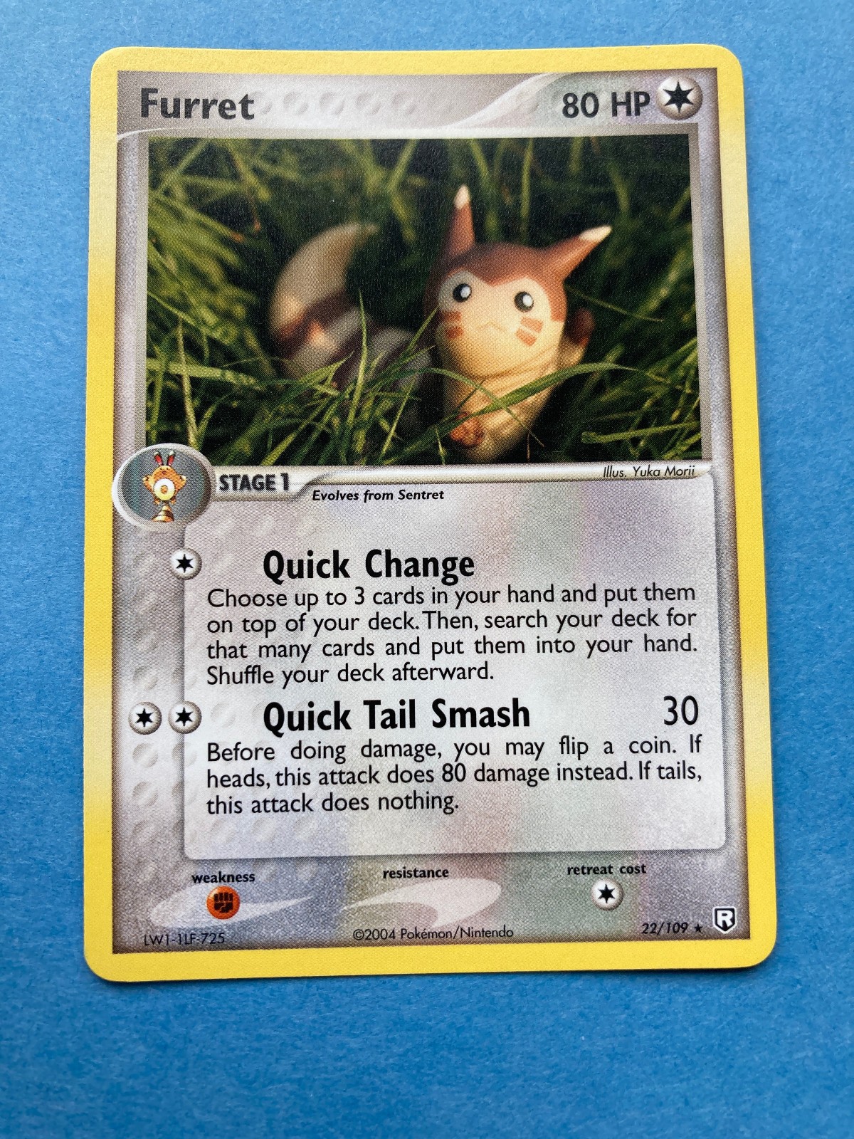 Pokemon Furret- EX Team Rocket Returns- 22/109- NM