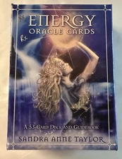 Energy Oracle Cards 53-Card Deck with Guide Book by Sandra Anne Taylor