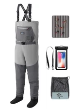 Fishing Waders, Waterproof Chest Waders for Men & Women, Lightweight Fly Fish...