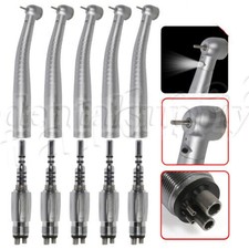Dental Fiber Optic LED Turbine Handpiece Big Head/ Quick Coupler 4-Holes UK