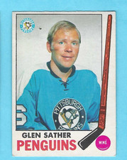 1969-70 OPC 116 Glen Sather Pittsburgh Penguins! EXMT!