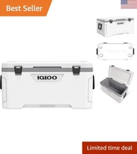 Heavy-Duty 100 Qt Insulated Hard-Side Cooler - Ideal for All Outdoor Activities