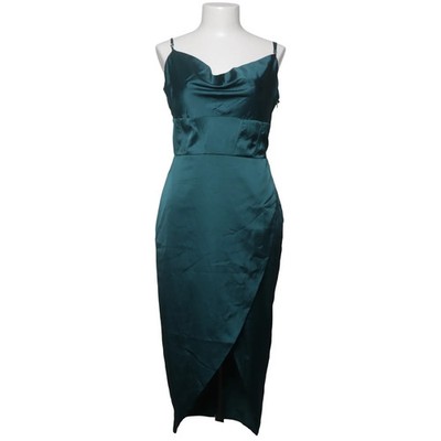 NA-KD, Cocktailkleid, Größe: 40, Blau, Elasthan/Polyester, Einfarbig, Satin #Ddv