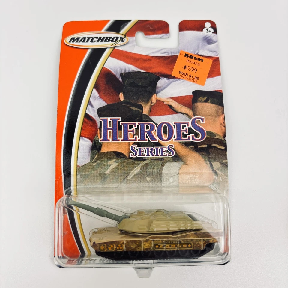 Vintage Matchbox Heroes M1A2 Abrams Tank Armored Response Vehicle Lot 2 2003 - Image 3 of 4