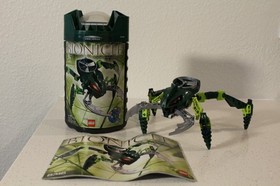 Bionicle Visorak Lot 8742 8744 8745 8746 w/ Cans & Manuals &ndash; See Desc