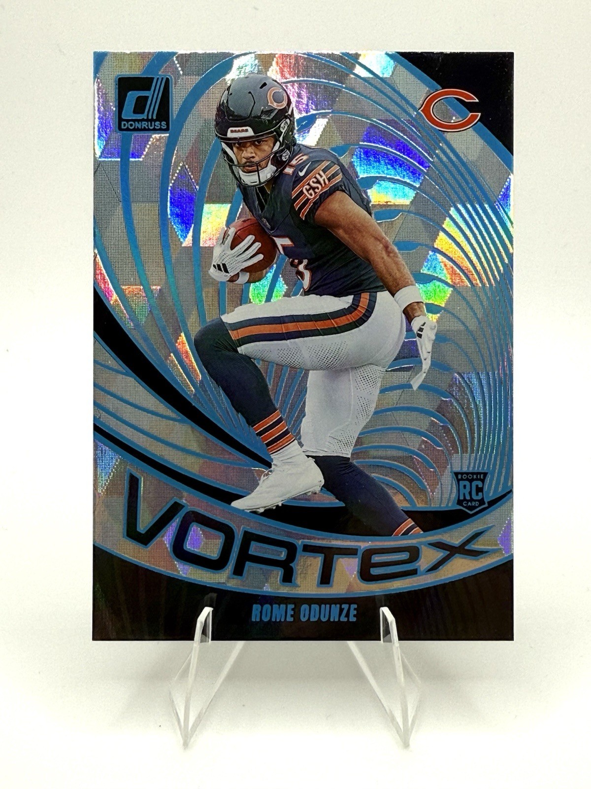 2024 Donruss - Rookie Rome Odunze Vortex Cubic /50 (RC) Clean! Bears