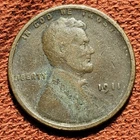 1911 S Lincoln Wheat Cent 1C Bronze Coin VG/F Details Low Mintage Semi-Key Date