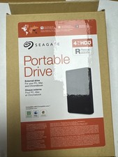 Seagate STGX4000400 Portable 4 TB USB 3.0 External Hard Drive - Black Open. New