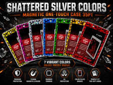 Shattered Glass Color Magnetic One-touch Card Holder 35pt Trading Card Case Shattered Glass Color Magnetic One-touch Card Holder 35pt Trading Card Case