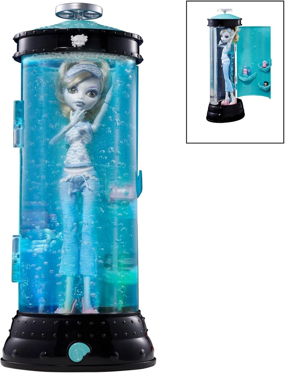 Monster High - Muñeca Lagoona Blue con Hidrocápsula Luminosa- 1G- NRFB