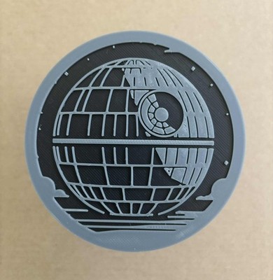 Death Star Coaster | Galactic Empire Inspired | 3D Printed Coaster | Sci-Fi Home