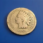 1859 Indian Head Cent 1st Year Of Issue.