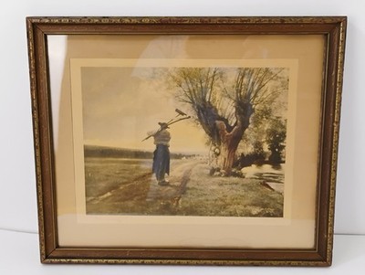Louis Emile Adan ''End of Day'' Print SIGNED 14.5''x 17.5''