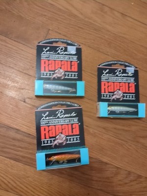 (3) Rapala 100th Anniversary Limited Edition...EIR, PER, ARR...NIB!!!