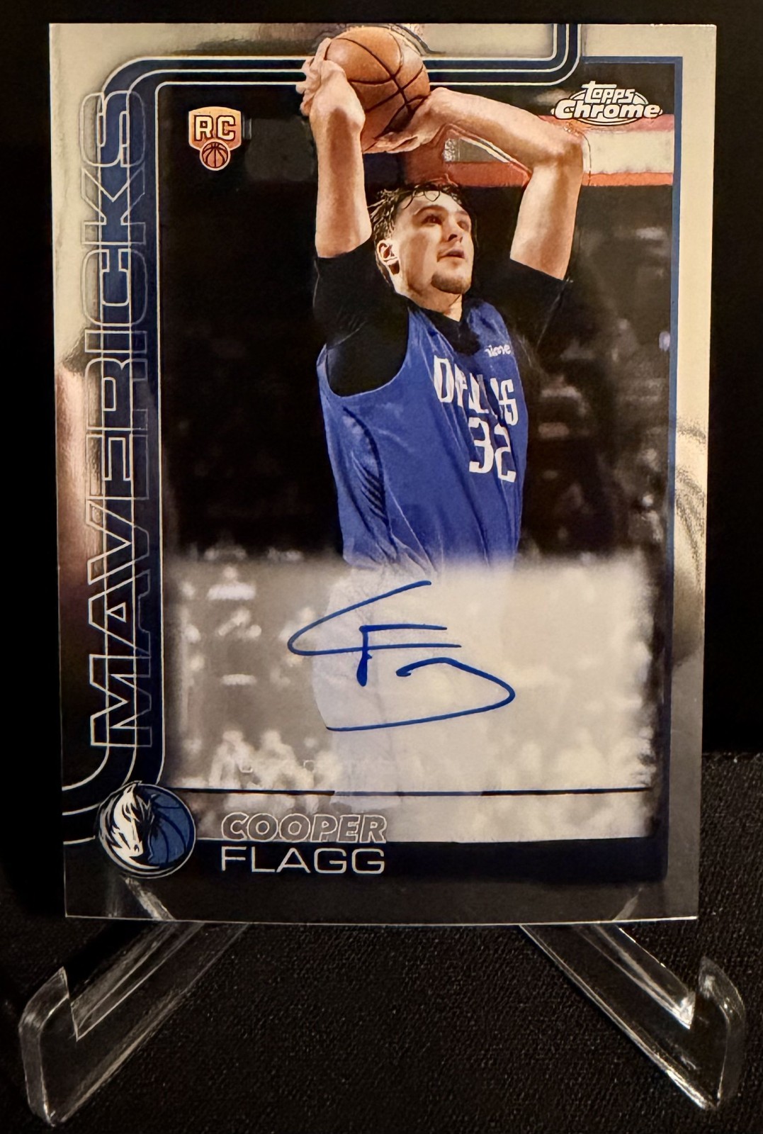 2025-2026 Topps Chrome Cooper Flagg Rookie Auto #TCAR-CF