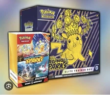 Pokémon Surging Sparks Elite Trainer Box + Booster Bundle, 2-pack ~ Costco Set