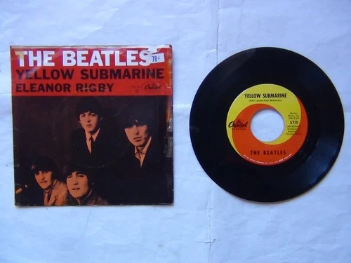 The Beatles (45) Yellow Submarine / Eleanor Rigby (Capitol) - #2 in 1965