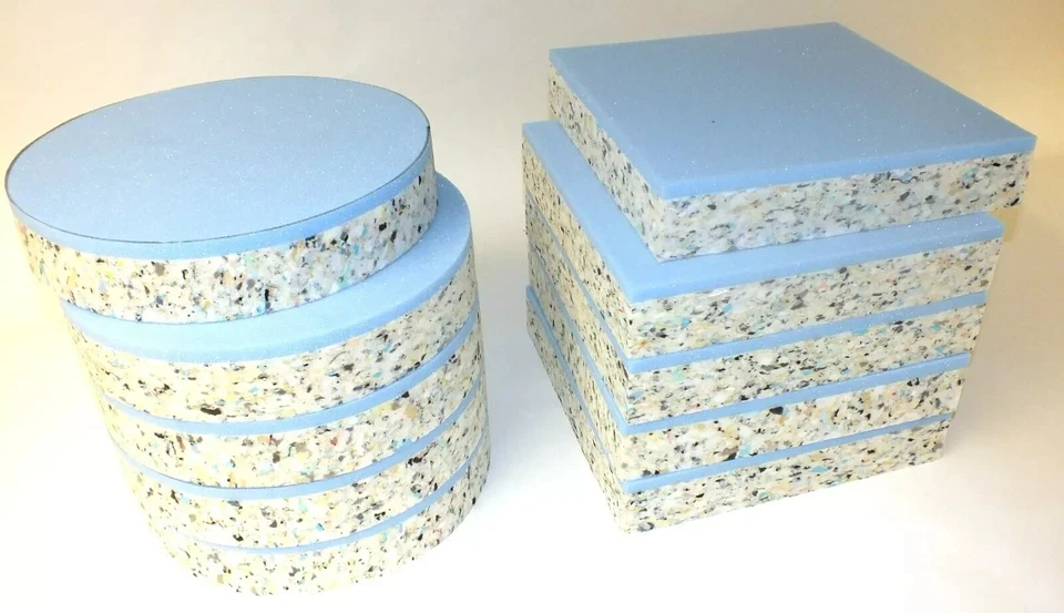 High Density firm dual layer Recon Foam & Blue Foam seat pad foam any shape size - Image 2 of 3