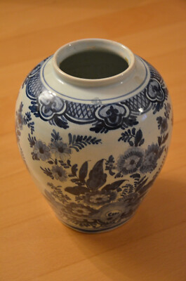 Alte Porzellanvase aus Delft OUD DELFT
