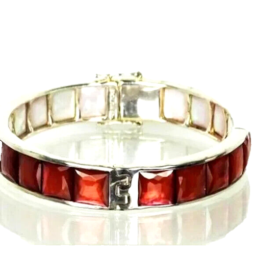 IPPOLITA $1295 Sterling Silver Wonderland Grape Color Stone Channel Set Bracelet - Picture 2 of 9
