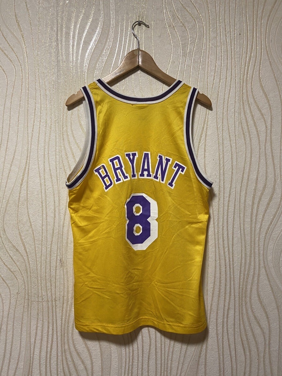 LOS ANGELES LAKERS NBA BASKETBALL SHIRT JERSEY CHAMPION sz M MEN