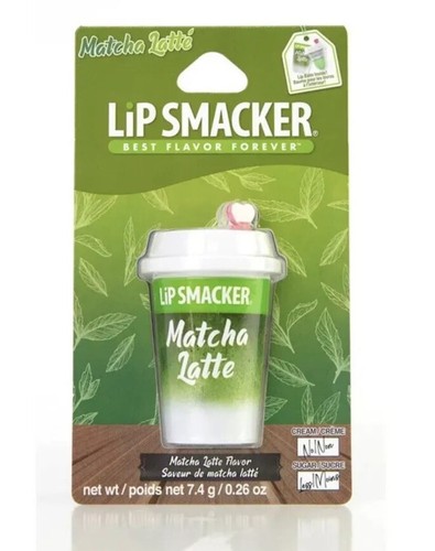 Lip Smacker Matcha Latte Flavored Lip Balm Coffee Cup Cool Stocking Stuffers! - Picture 2 of 3