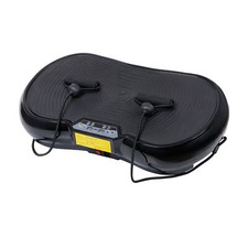 Vibration Plate Fitness Platform Exercise Machine Vibrating Full Body Slim Black