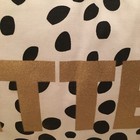 8 Oak Lane Black N White Dalmatian Kitten Gold Accent Pillow 19 x 12 inches — photo 2