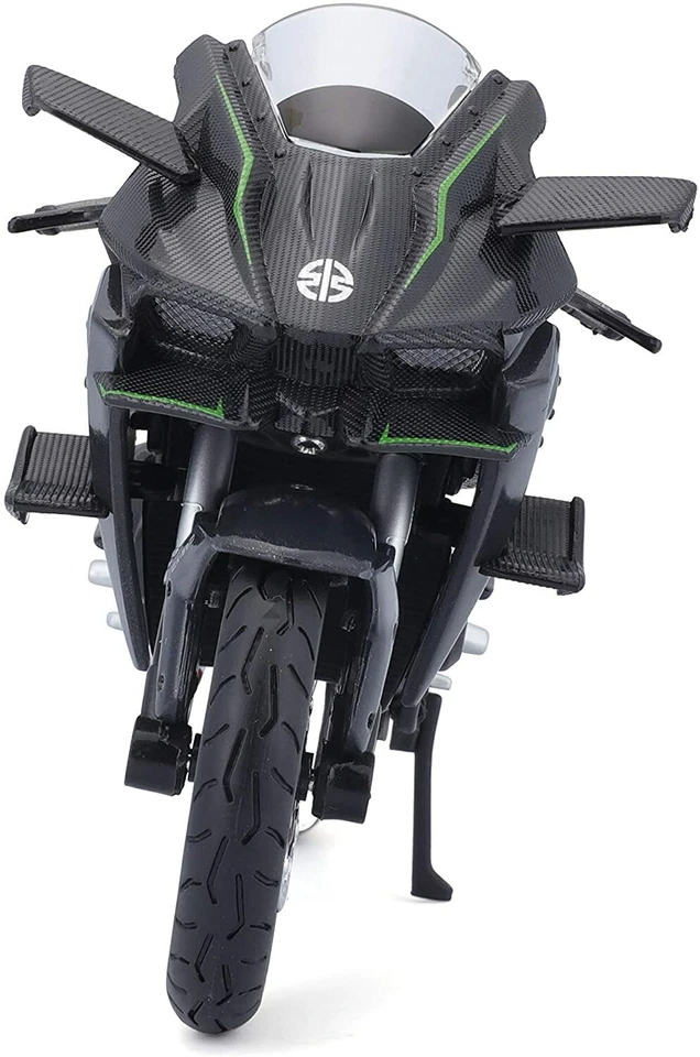 Maisto - Modellmotorrad - Kawasaki Ninja H2R (schwarz, Maßstab 1:12) Modell - Bild 2 von 4