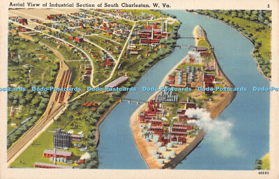 R344967 Luftaufnahme des Industrieabschnitts von South Charleston W Va The A W Smith