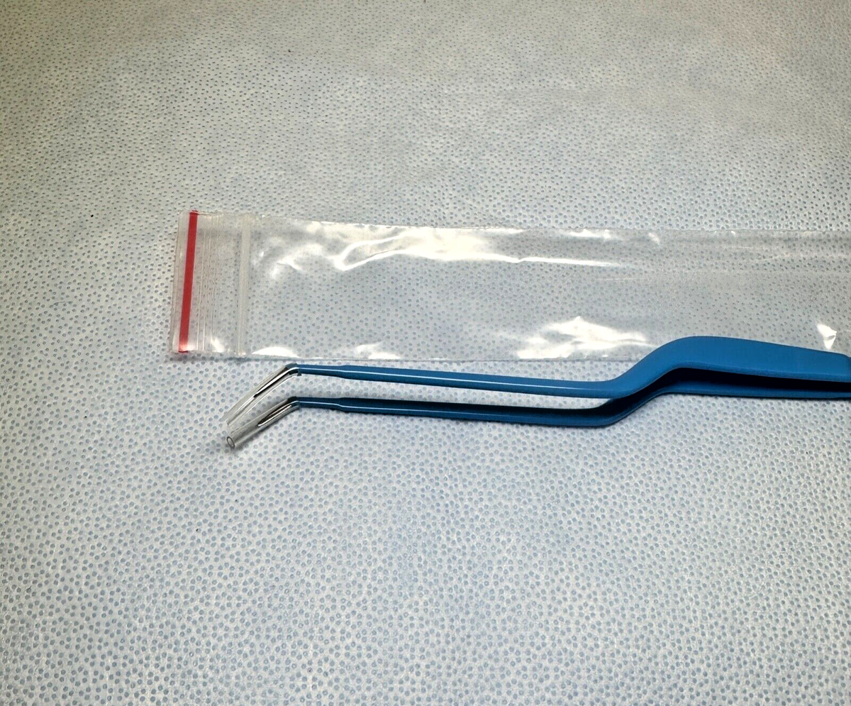 Pinza Bipolare Ellman ACBF-021 A Baionetta Antiaderente - Punte Da 1.0mm X 6.75'' - Aperta Per Foto