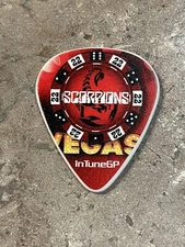 Scorpions/Skid Row 2022 Las Vegas Residency Tour Guitar Pick-Rare