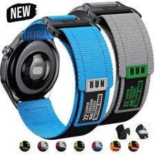 42/47mm For Huami Amazfit Bip 5 GTS 4mini 2/2e GTR 3 Pro Rugged Nylon Band Strap
