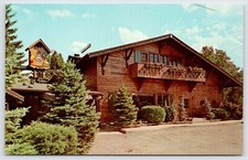 Postcard Alpine-Alpa Cheese Chalet, Cuckoo Clock, Wilmot Ohio Unposted