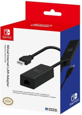 HORI Official Nintendo Switch and Switch OLED Wired Internet LAN