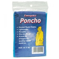 Poncho / Notfallponcho / Infektionsschutz / Hygiene / Anti Corona : Transparent 