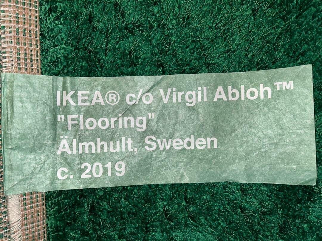 Wet Grass Virgil Abloh x IKEA Abloh Rug Green Off-White 195 Wet Grass Virgil Abloh x IKEA Abloh Rug Green Off-White 195