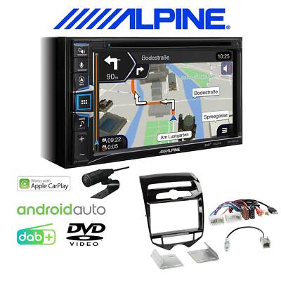 Alpine Navigation Apple CarPlay Android DAB  für Hyundai IX20 automatische Klima