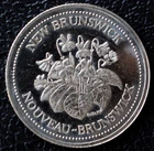 1984 NEW BRUNSWICK BICENTENNIAL TRADE DOLLAR - NICKEL - Purple Violet