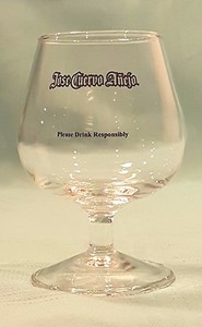 Jose Cuervo Anejo Stemmed Cocktail Glass Rocks Barware 