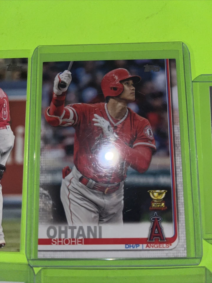 SHOHEI OHTANI 2019 TOPPS SERIES 1 ROOKIE CUP | 2023 MIKE TROUT BIG BOX FOIL - Image 2 of 4