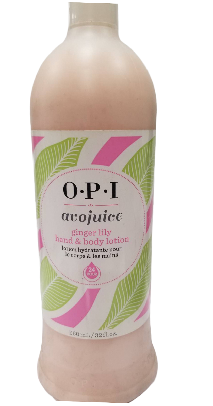 OPI Avojuice Hand & Body Lotion Ginger Lily 960 ml/32 fl oz New