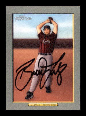 2005 Topps Turkey Red - Brad Lidge - On Card Autograph