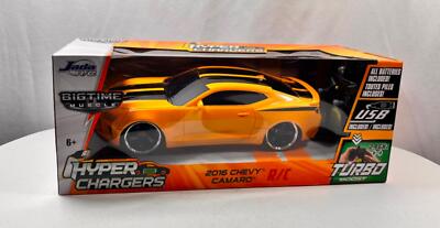激レア! FAO SAHWARZ 機関車 セット クリスマス 巨大 高級 Jada Toys Hyper Chargers Big Time Muscle 2016 Chevy Camaro R/C 1