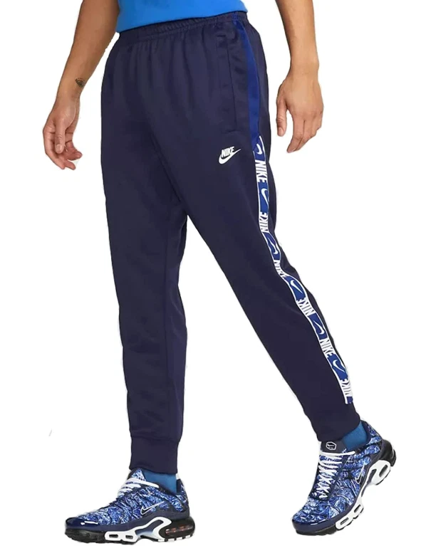 Nike Pants Men s L Sportswear Repeat Jogger Gym Training Navy Blue