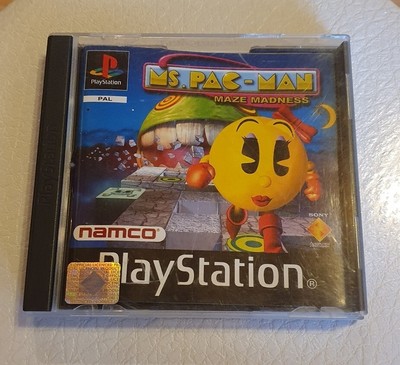 Playstation 1 Rarität Kult Spiel Mrs. Pac Man Maze Madness