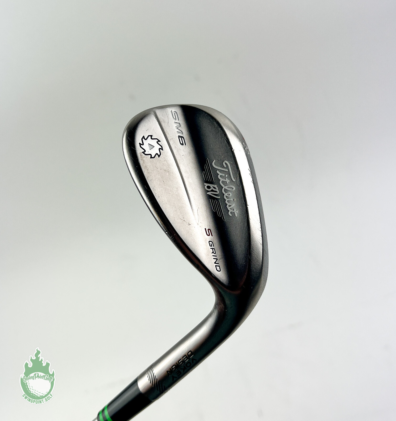 Used Titleist Vokey SM6 S Grind Steel Grey Wedge 58*-10 KBS Wedge